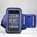Outdoor Soft Leather Sport Arm Band Case , Iphone Waterproof Bag Durable